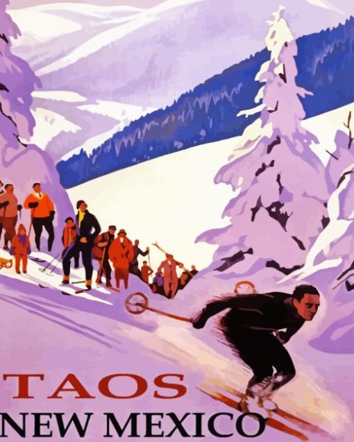 Taos New Mexico Poster Diamond Painting