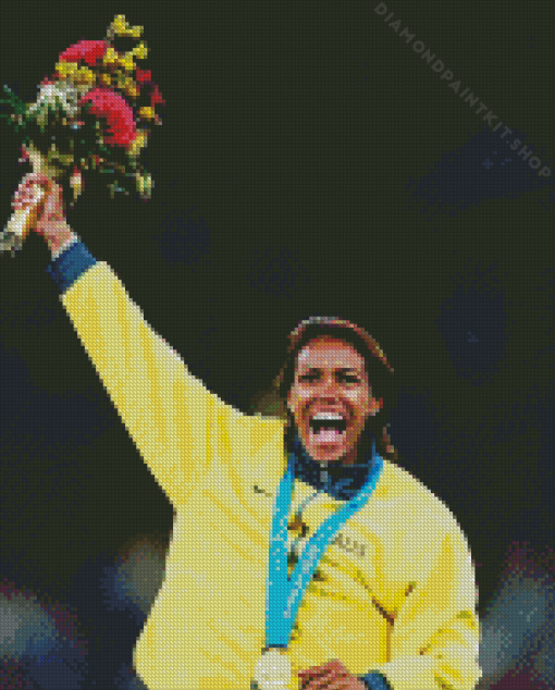 The Former Runner Cathy Freeman Diamond Painting