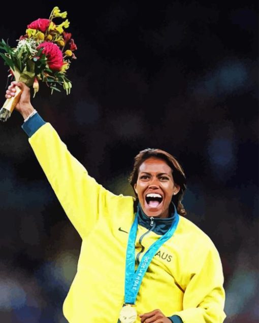 The Former Runner Cathy Freeman Diamond Painting