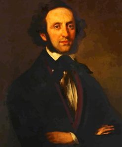 The Pianist Felix Mendelssohn Diamond Painting