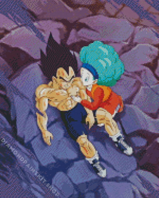 Vegeta And Bulma Diamond Painting