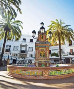 Vejer Fountain Diamond Painting