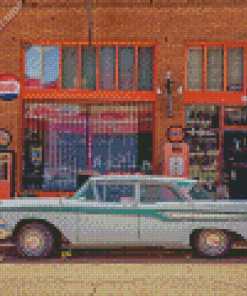 Vintage Edsel Car Diamond Painting