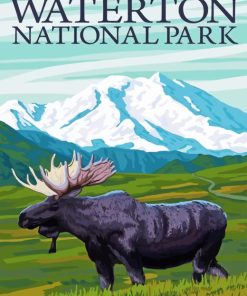 Waterton National Park Poster Diamond Painting