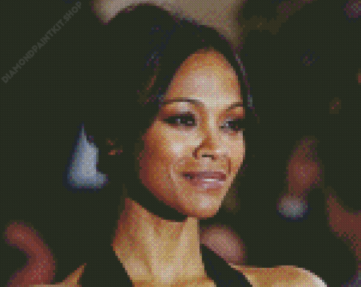 Zoe Saldana Diamond Painting