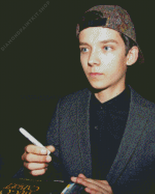 Asa Butterfield Diamond Painting