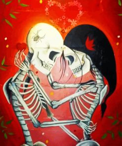 Day of The Dead Skull Lovers Diamond Painting