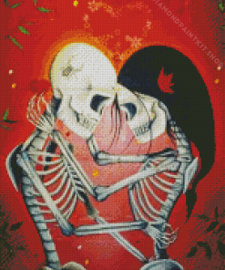 Day of The Dead Skull Lovers Diamond Painting