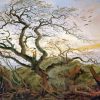 Dead Tree And Raven Diamond Painting