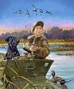 Duck Hunting Diamond Painting