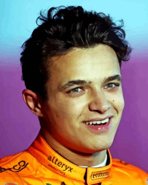 Lando Norris Diamond Painting