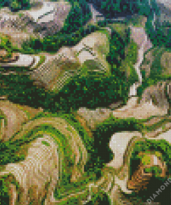 Longji Tice Terraces Diamond Painting