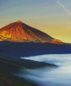 Mount Teide In Spain Diamond Painting