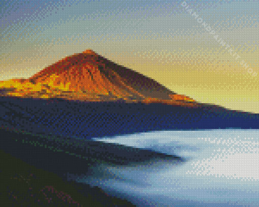 Mount Teide In Spain Diamond Painting