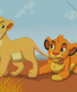 Nala And Simba Diamond Painting