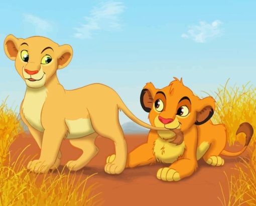 Nala And Simba Diamond Painting