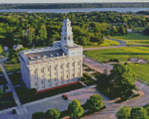 Nauvoo Temple Diamond Painting