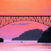 Pink Deception Pass Diamond Painting