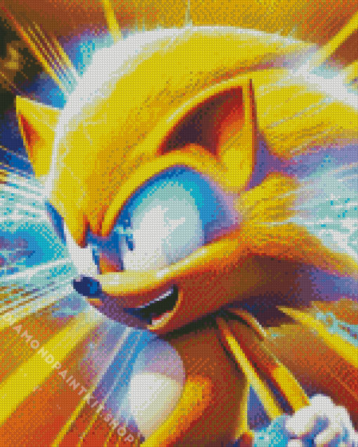 Powerful Super Sonic Diamond Painting