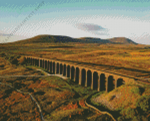 Ribblehead Viaduct Bridge Diamond Painting