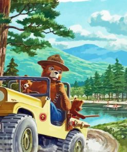 Smokey Bear Diamond Painting