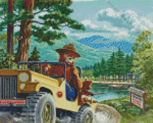 Smokey Bear Diamond Painting