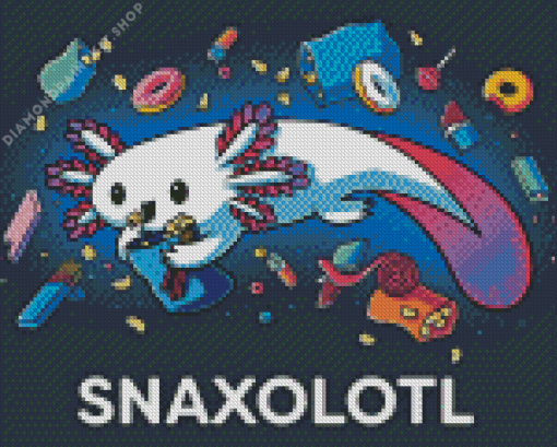 Snaxolotl Diamond Painting