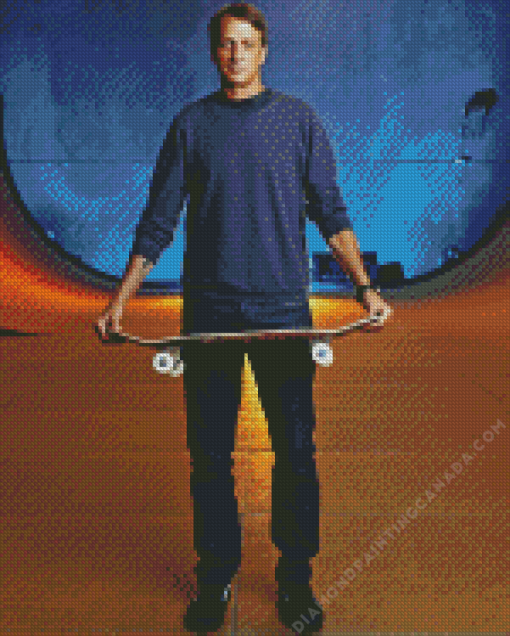 Tony Hawk Diamond Painting