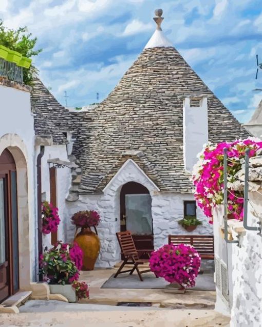 Alberobello Italy Diamond Painting