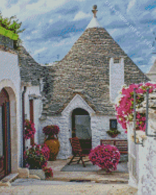 Alberobello Italy Diamond Painting