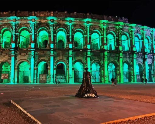 Amphitheatre Nimes Diamond Painting