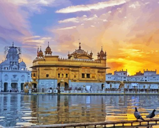 Amritsar Temple Diamond Painting