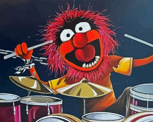 Animal Drummer Diamond Painting