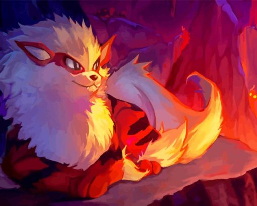 Arcanine Pokemon Anime Diamond Painting