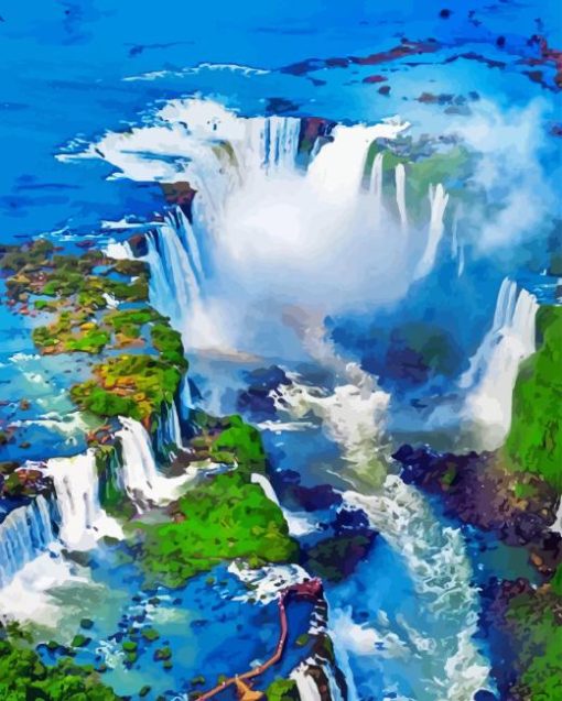 Argentina Iguazu Falls Diamond Painting