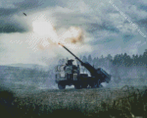 Artillery Military Diamond Painting