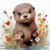 Cute Baby Otter Diamond Painting