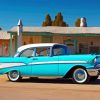 Blue 1957 Chevy Diamond Painting