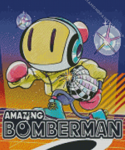 Bomberman Game Diamond Painting