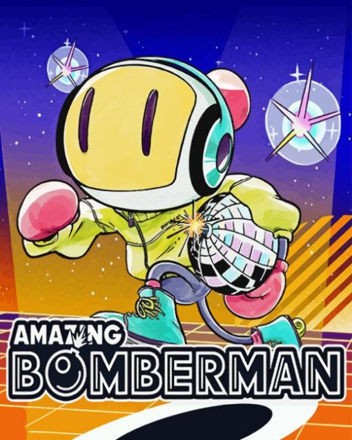 Bomberman Game Diamond Painting