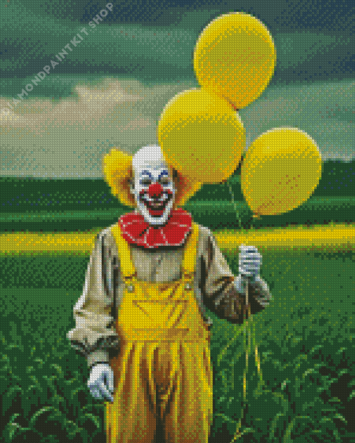 Bozo The Clown Character Diamond Painting