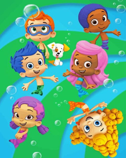 Bubble Guppies Diamond Painting