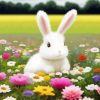 Bunny In Field Diamond Painting