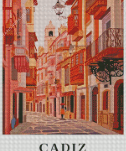 Cadiz Spain Poster Diamond Painting