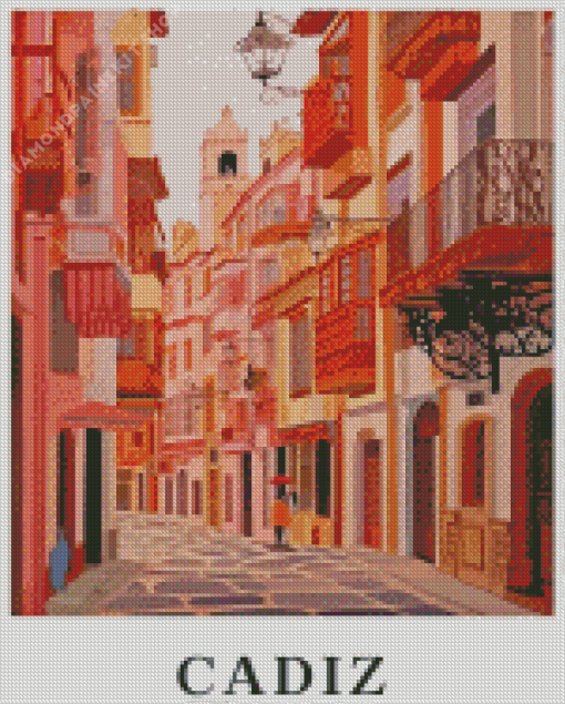 Cadiz Spain Poster Diamond Painting