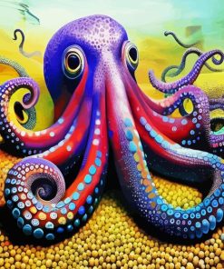 Colorful Octopus Diamond Painting