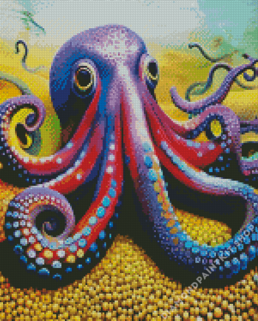 Colorful Octopus Diamond Painting