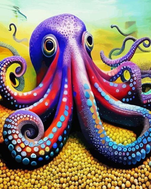 Colorful Octopus Diamond Painting