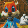 Conkers Bad Fur Day Game Diamond Painting