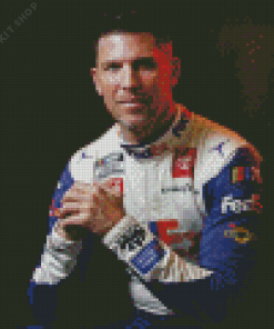 Denny Hamlin Racing Driver Diamond Painting